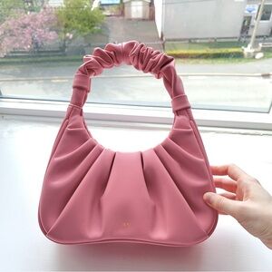 JWPEI Gabbi Ruched Hobo Handbag Pink